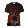 Summer Fashion Fun Animal Dog Pattern T-Shirt New Trend Casual 3D Printed Crew Neck Short Sleeve Top
