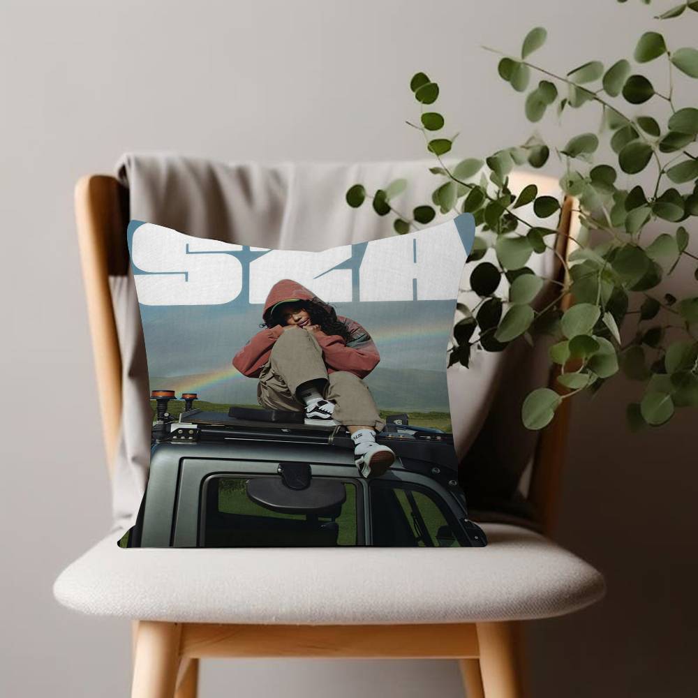 Pop Singer Sza Pillow Cushion Cover Pillowcase Living Room Sofa Home Decor Customized
