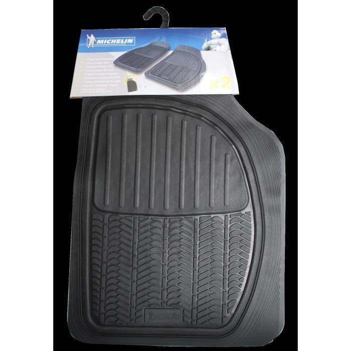 MICHELIN 2 Universal-Fußmatten vorne Gummi mit Sil