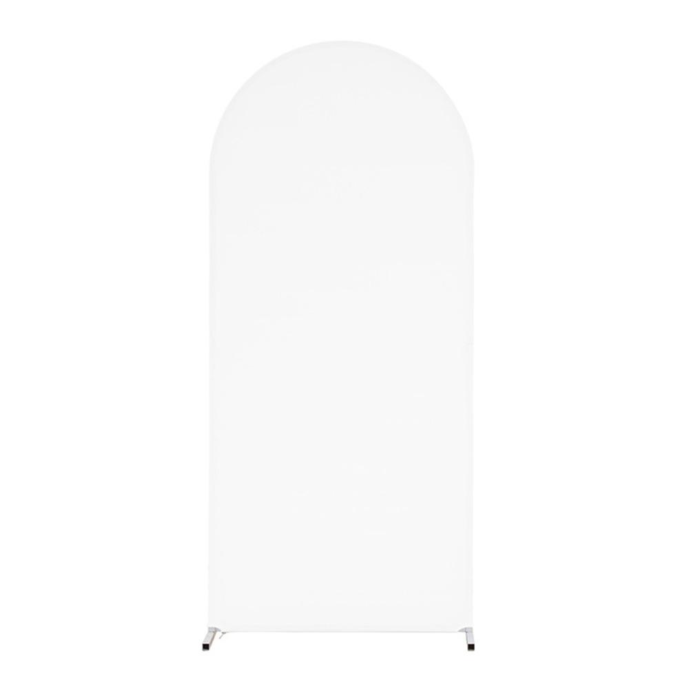 1Pc Spandex Wedding Arch Cover Fitted Stand Covers Round Top Backdrop for Baby Shower Birthday Party Ceremony Wedding Decoration