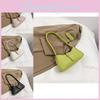 Stilvolle Retro-PU-Schultertasche für Damen mit schickem Design und lässiger Eleganz in Schwarz Weiß Rosa Grün