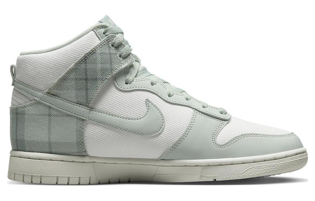 Nike Dunk High Se Tartan Plaid White Light Green DV0826-100