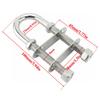 Stainless Steel U-bolts M8/M10/M12 Specification Screws and Bolts Heavy Duty Hardware Accessories for Ships and Yachts