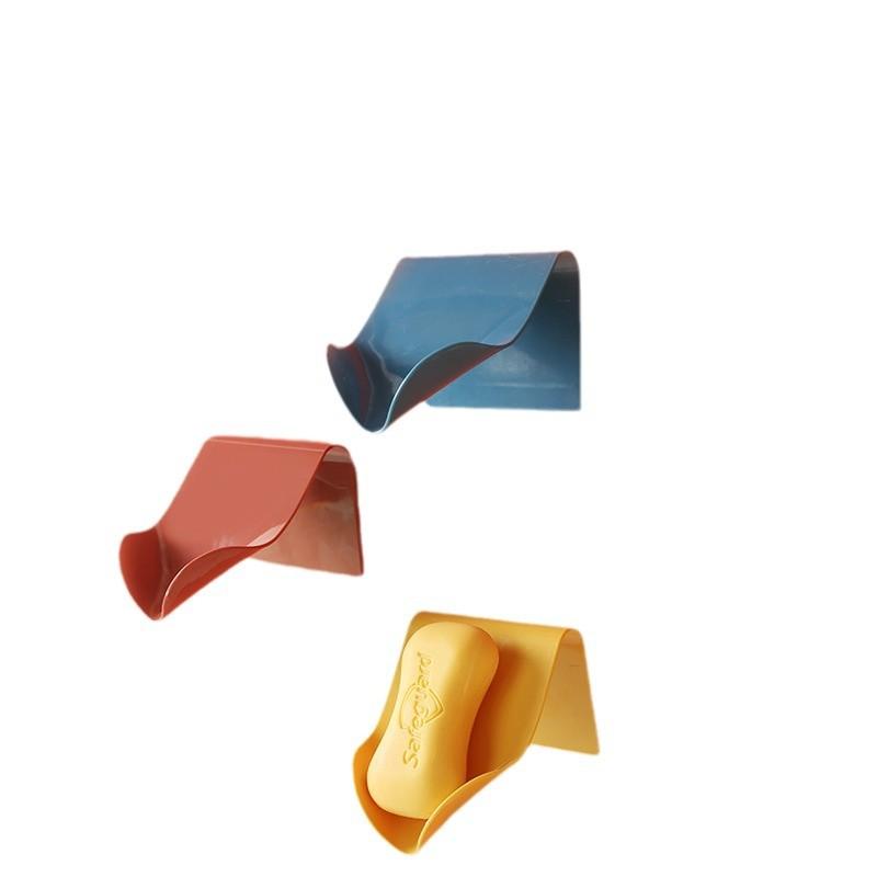 Non-drilling Wall-mounted Bathroom Soap Rack, Wall-mounted Bathroom Soap Box, Household Kitchen Non-drilling Storage Rack