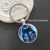 Wolf Wildlife Park Time Gem Keychain & Car Pendant