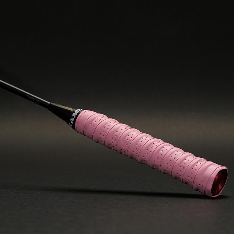 Kiel Handgummi Verdickt Rutschfest Badminton Schweißband Laminiert Perforiert Tennisschlägergriffleder Angelrutenwicklung Ta