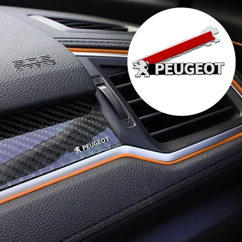 2026 Hot Car Sticker New Car Audio Decorate 3D Aluminum Badge Emblem Sticker For Peugeot 308 307 206 208 207 3008 508 407 2008 5