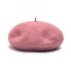 Beret Women's Pure Color Wool Heattechknitting Octagonal Hat Korean Styleretrowoolen Light Plate Painter Hat