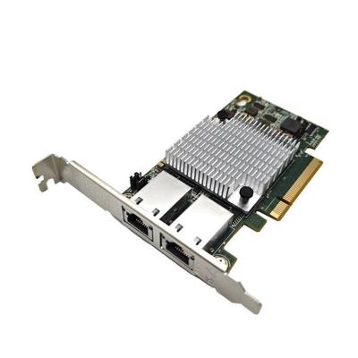 10G Dual-port Server Ethernet Card X540-T2 PCIE-X8 Network Extend Adapter 2Port 10 Gigabit RJ45 Wire PC LAN Controller PCIEX16