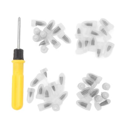 40 Pcs Vacuum Tire Repair Nails Kit Tyre Repair Rubber Screws for Cars Motorcycles Trucks Buses