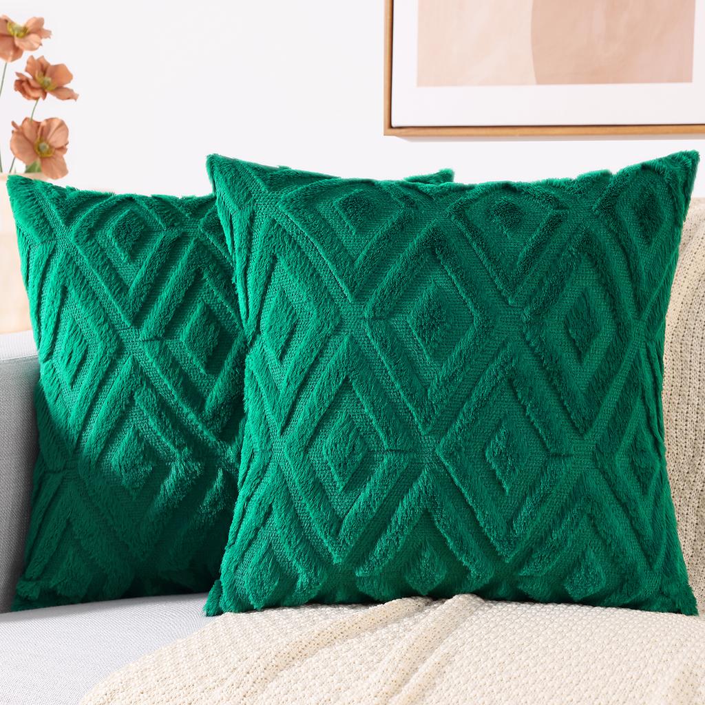 Throw Covers New Hapihappy Pillow 45x45 Set Of 2 Decorative Soft Plush Pillow Case 30x50 Pillow Covers For Bed Sofa Living Room