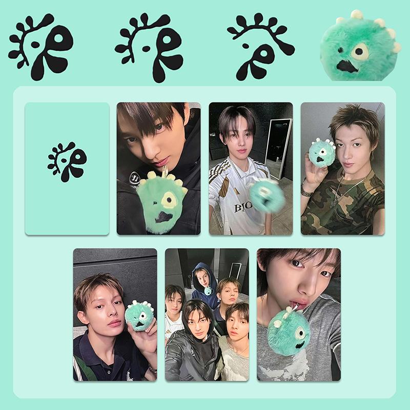 6Pcs/Set Double Sides Printing Bright Film Lomo Card Keonho Juhoon Seonghyeon Martin Printd Photocards Fans Gift Collection