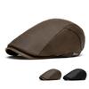British Newsboy Cap Men's Retro Progressive Cap Autumn Winter Warm Beret Painter's Cap