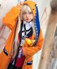 Kakegurui Yomitsuki Luna Cosplay Hoodie Uniform set with wig [milky time] 8-piece