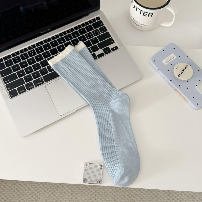 

Yishanyisi Women s Striped Pure Cotton Socks