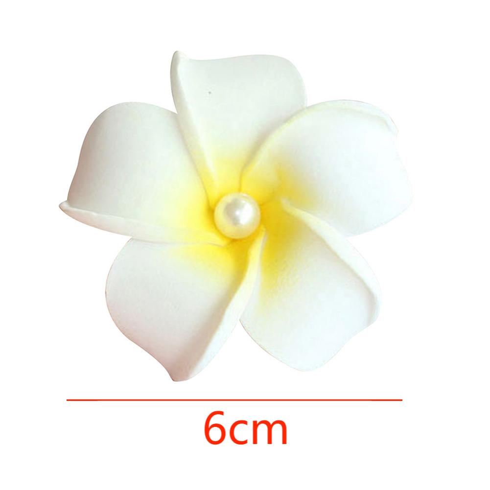 5Pcs Plumeria Flower Hair Clips for Women Girls Hairpins Egg Flower Barrette Hawaiian Wedding Party Bag Hat Accessories DropShip