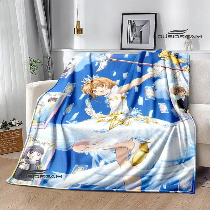 Card Captor Sakura Cartoon Decken Mode Decken Warme Flanell Weiche Bequeme Decke Haus Reise Decke Geburtstagsgeschenk