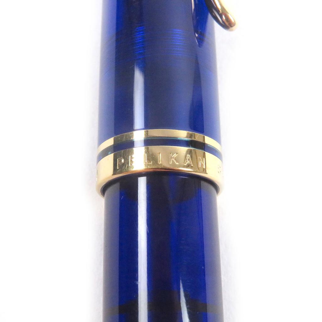 Excellent PERIKAN Fountain Pen Special Liquidation Item, Cap Type Marine Blue Used