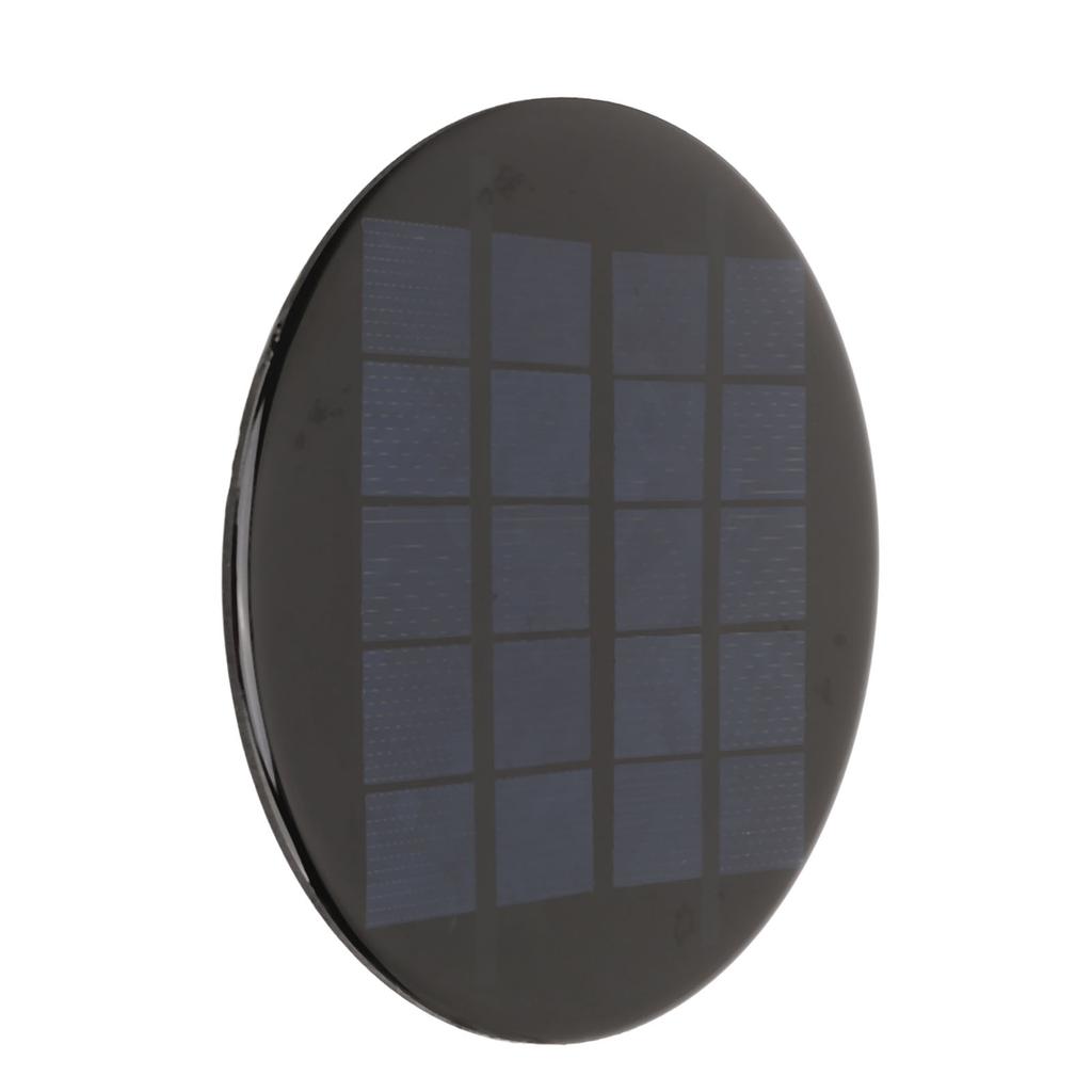 Mini Round Solar Cell Panel 1.1W 5V 120mm Rechargeable 3.7V Battery Small Polycrystalline Silicon
