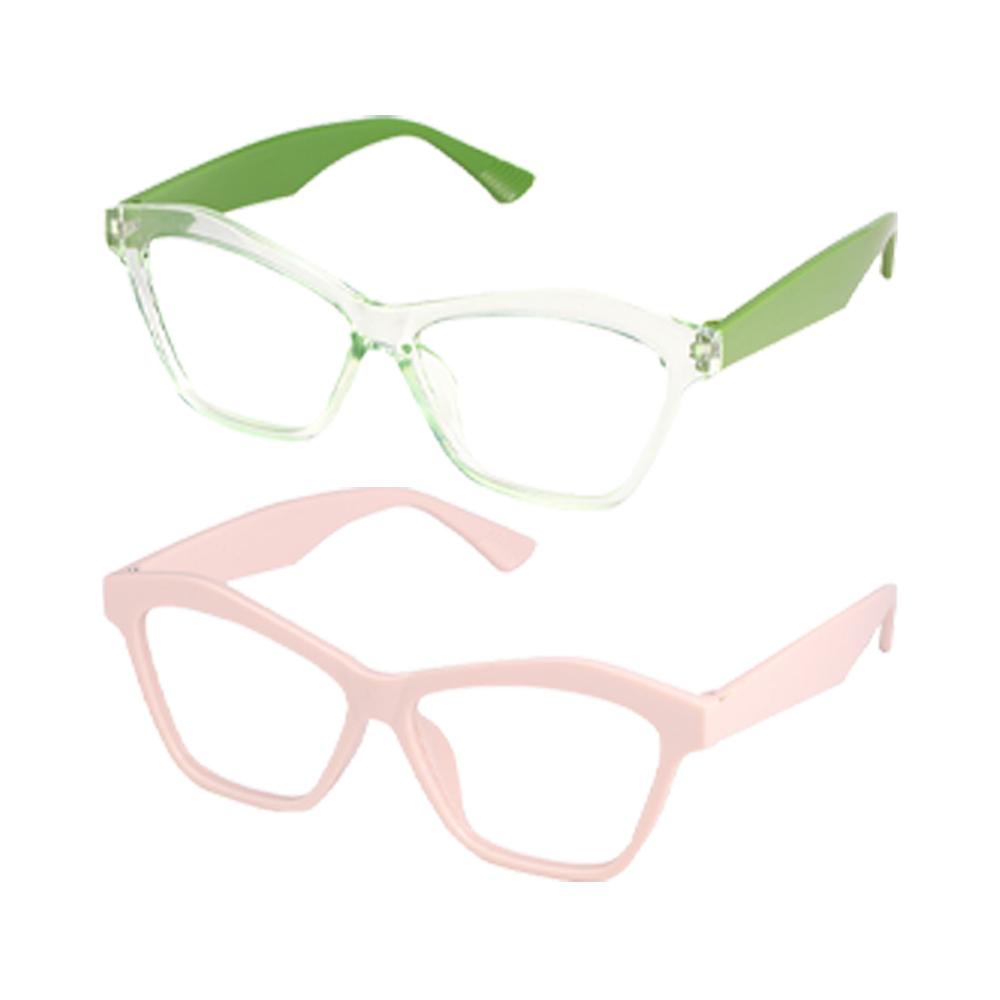 

2 шт. Автофокусные очки для чтения «кошачий глаз», блокирующие синий свет, полноободковая ПК оправа, металлические петли, унисекс