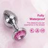 5 Size Metal Anal Plug Jewelry Base Beginner To Expert Butt Plug Anus Stimulator Dildos Adult Sex Toys For Female/Male Couple