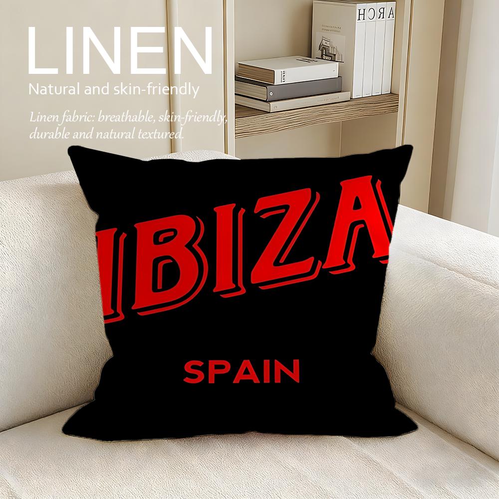 

Place Ibiza Cushion Cover Pillowcase Set Pcs x x Breathable Washable Sofa Cushion Cover 30X30cm
