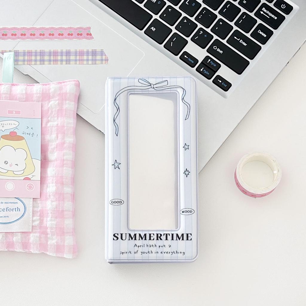 Simple Bow Cartoon Photocard Holder Album