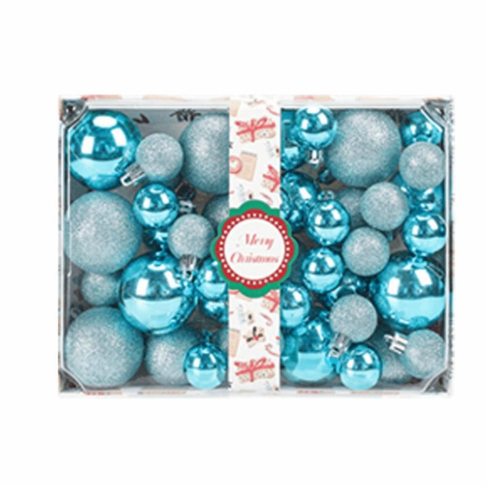42Pcs 3/4/5cm Christmas Balls Set Creative Xmas Tree Pendants  Happy New Year Decoration