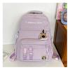 Schoolbag Mori ins Simple contrasting colors Large capacity High value Versatile schoolbag Junior high school students College students Backpack