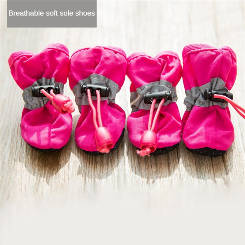 Ghete de câine cu bretele, pantofi impermeabili pentru câini, protecții pentru lăbuțe, haine reglabile pentru animale de companie, botine pentru câini, accesorii de iarnă pentru exterior