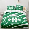3PCS Green Saint-Etienne Football  Bedding set,Ideal for1pc Duvet Cover And 2pcs Pillowcases Perfect for Christmas gift,Ideal for Bedroom, Dormitory