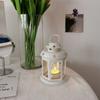 Wrought Iron Iron Wind Lamp Wind-proof Aromatherapy Candlestick Ornament  Desktop