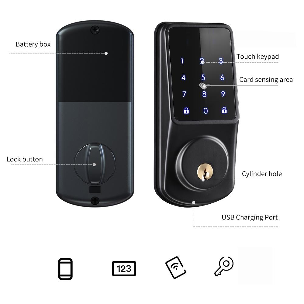 Smart Home Security Lock Tuya WiFi