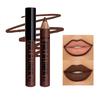 Delineador de Labios y Color Completo en 12 Tonos Mate, Fórmula Ligera para Todos los Tipos de Beige Claro Adecuado para Labios con Look Completo, Delinea y Rellena el Look de los Labios