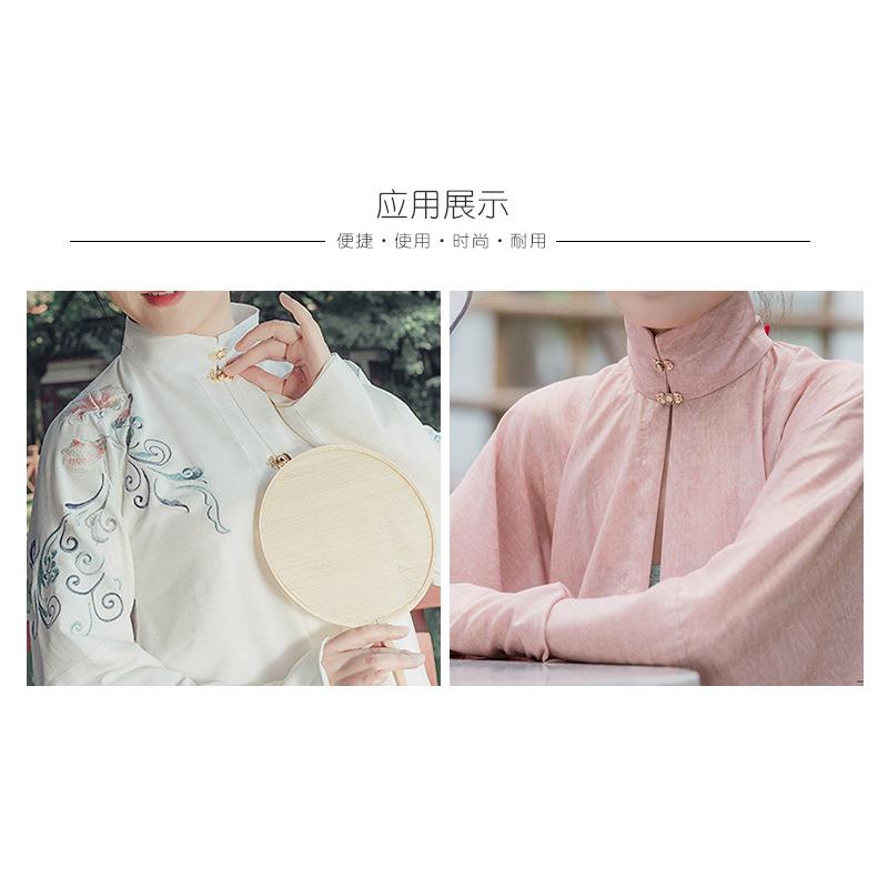 Metal Ancient Hanfu Cheongsam Mother Button Antique Buckle Retro Button Collar Buckle Clothing Button Accessories