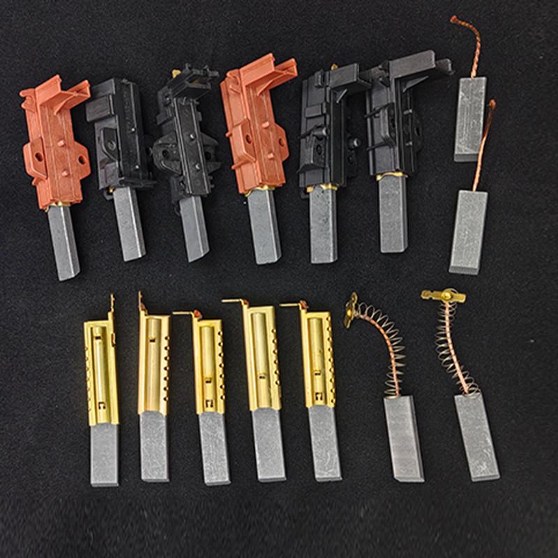 Compatible Carbon Brushes for Haier XQG60-1079 Washing Machine Motor Copper Sleeve Carbon Brush 5*13.5 Bent (1 piece)