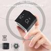 Flip Timer, Cube Countdown Clock with LCD Digital Display, Magnetic Suction, Mute Alarm Modes, Ideal for Study, Office, Gym, Kitchen, Black