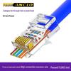 Cat5e RJ45 8P8C Durchgangs-Netzwerkstecker