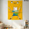 Adventure Time Pattern Home Decor Tapestry, Wall Hanging, Decorative RV Wall Cloth.MGT0918427