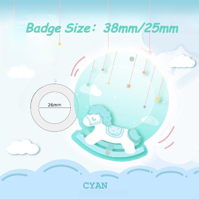 

Shake The Horse Acrylic Badge Ornaments for Desktop Decoration 58mm Anime Character Badge Holder Japan Style Cute Friends Gifts