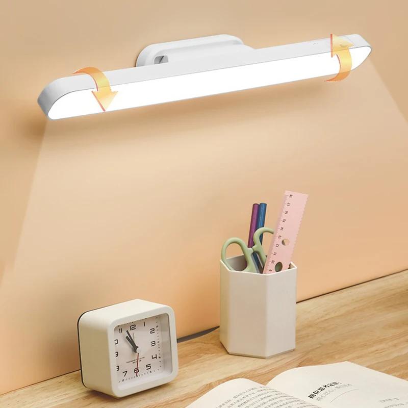 Desk Light Bar 3000K To 6000K Adjustable Color Temperature Under Desk Lights LED Bright Rechargeable Magnetic Light Bar for Reading,Bedroom,Dorm,Shelf