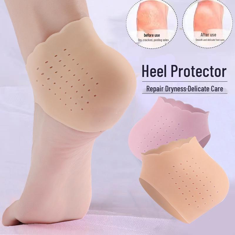 Women's Moisturizing Heel Protector Socks - Anti-Pain, Anti-Cracking, Silicone Foot Care Socks