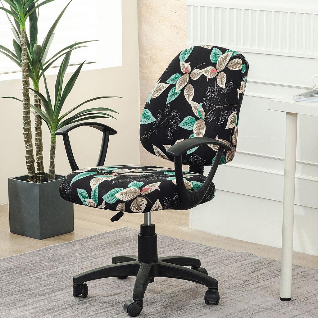 Elastic Split Chair Cover Office Lift Swivel Chair Cover Household Split Computer Chair Cover Non-Slip Seat