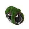 Simulated Artificial Antique Barrels Creative Reptile Hiding Cave Crafts Moss Broken Bucket  Home