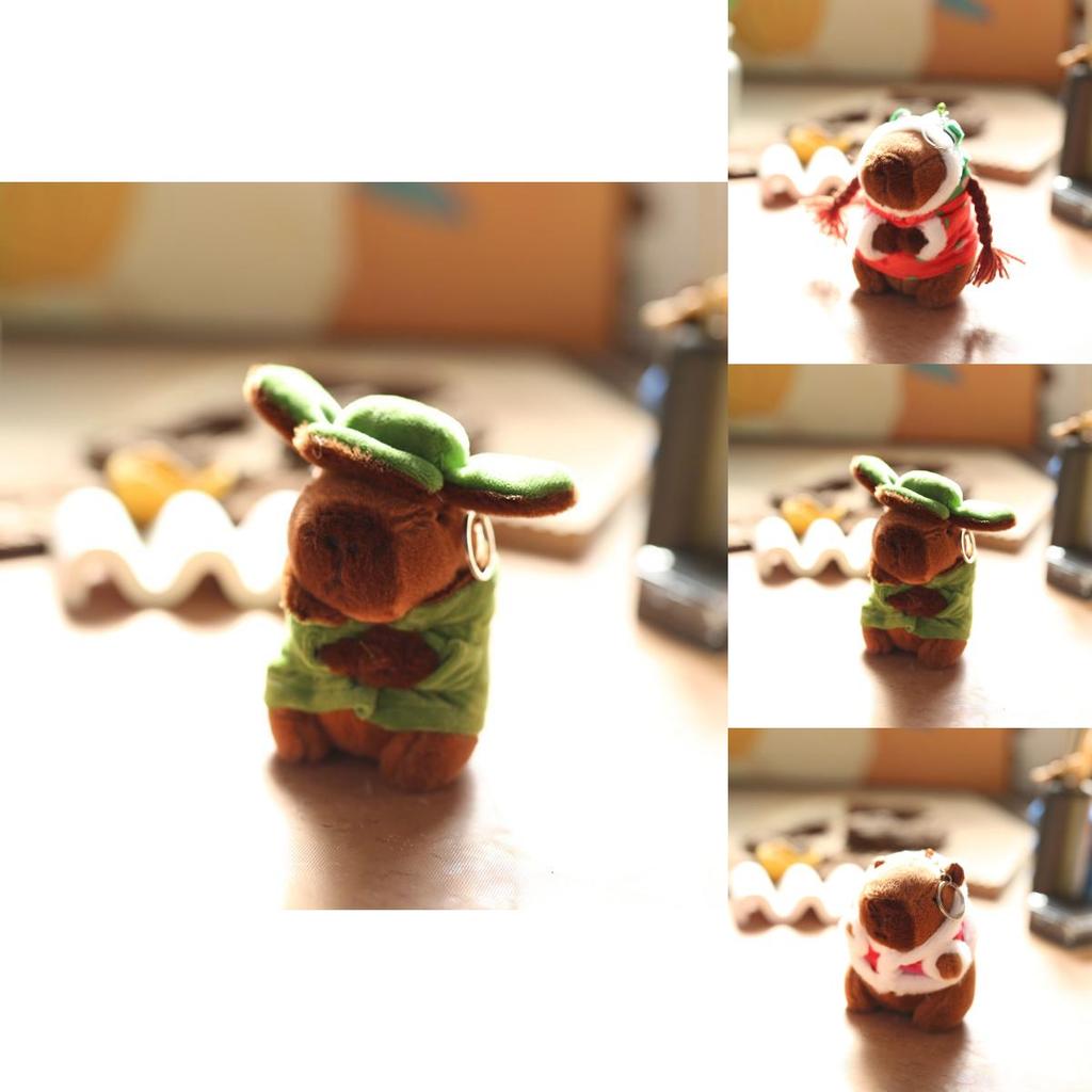 Plush Capybara Keychain With Soft Short Plush For Kids And Collectors