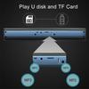 BS-28A Tragbarer Bluetooth-kompatibler Stereo-Lautsprecher UKW-Radio TF-Karte Heimkino-Soundbar