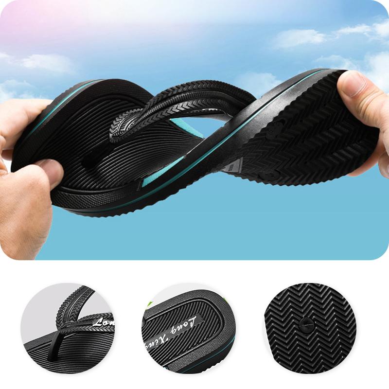 Summer Fashion Men Flip Flop Outdoor Male Sandals Shoes High Quality Flat Anti-skidding Slide Casual Slippers Wholesale Dropship