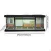 1/64 Garage Display Case ,Protect Storage Box, Scenery Diorama Parking Lot, Model Car Show Case, for
