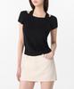 MUSINSA STANDARD WOMAN Women'S Wool Tencel Halter Layered T-Shirt [Black]