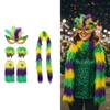 Sparkling Sequined Carnivals Costume Set for Parties Role Play Comfortable Polyester Fabric Easy To Wear
